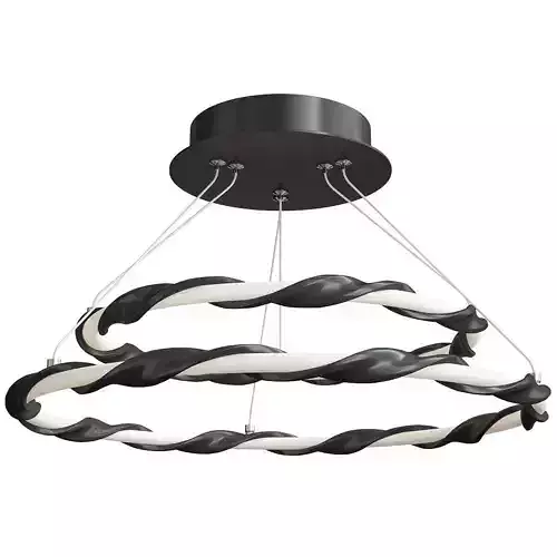 TWISTED TIER CONVERTIBLE CEILING LIGHT