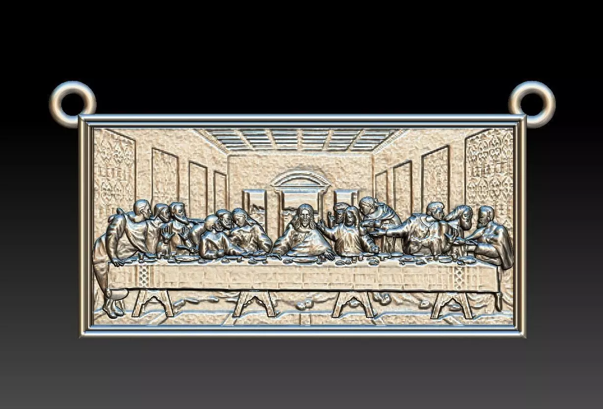 Last Supper Sagrada Comunion Santa Ceia 3D print model
