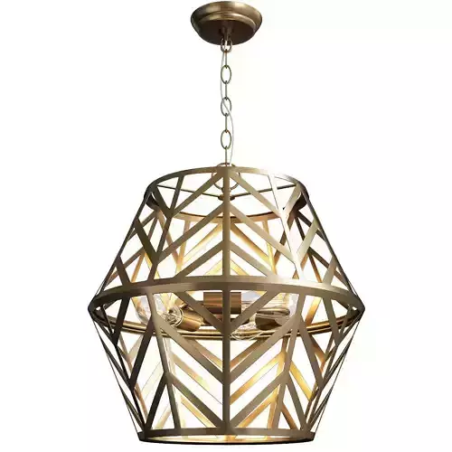 CHEVRON CHATEAU CHANDELIER