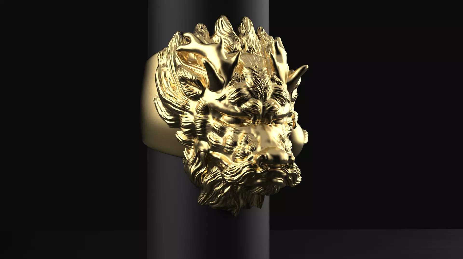 Dragon ring 3D print model