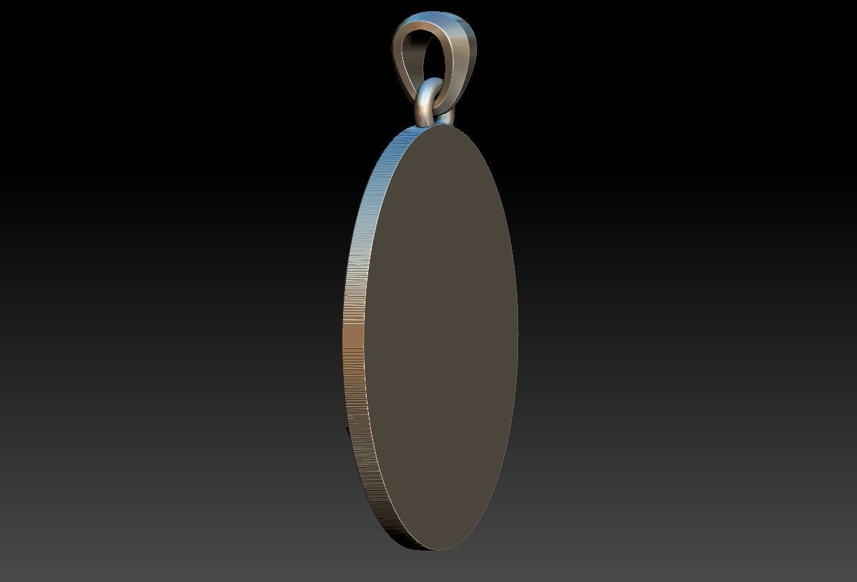 Saint Peter Sao Pedro Medal  3D print model_5