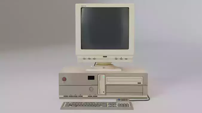 Old Computer 3D model