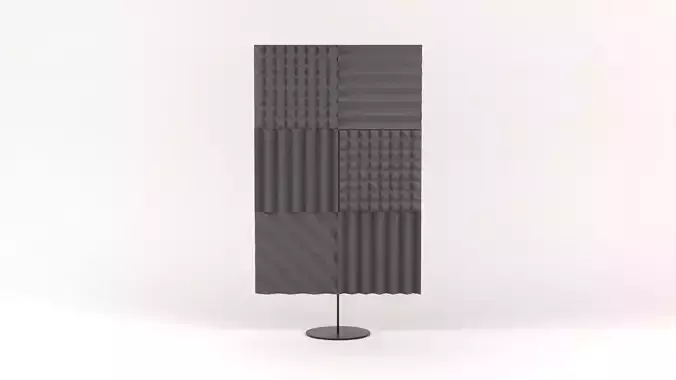 Soundproof Acoustic Foam Paneling 3D model