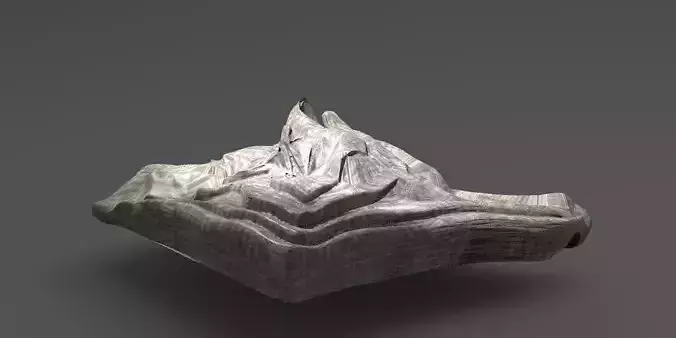 Ground model base 3D model