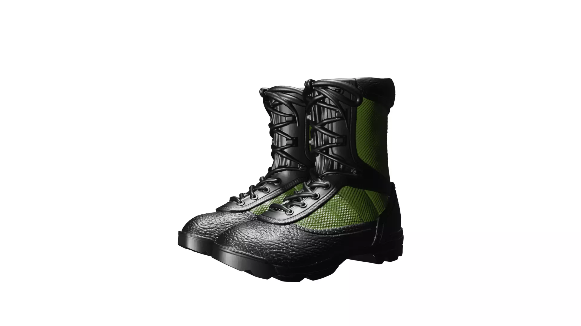 Military Jungle Boots 3D print model_0