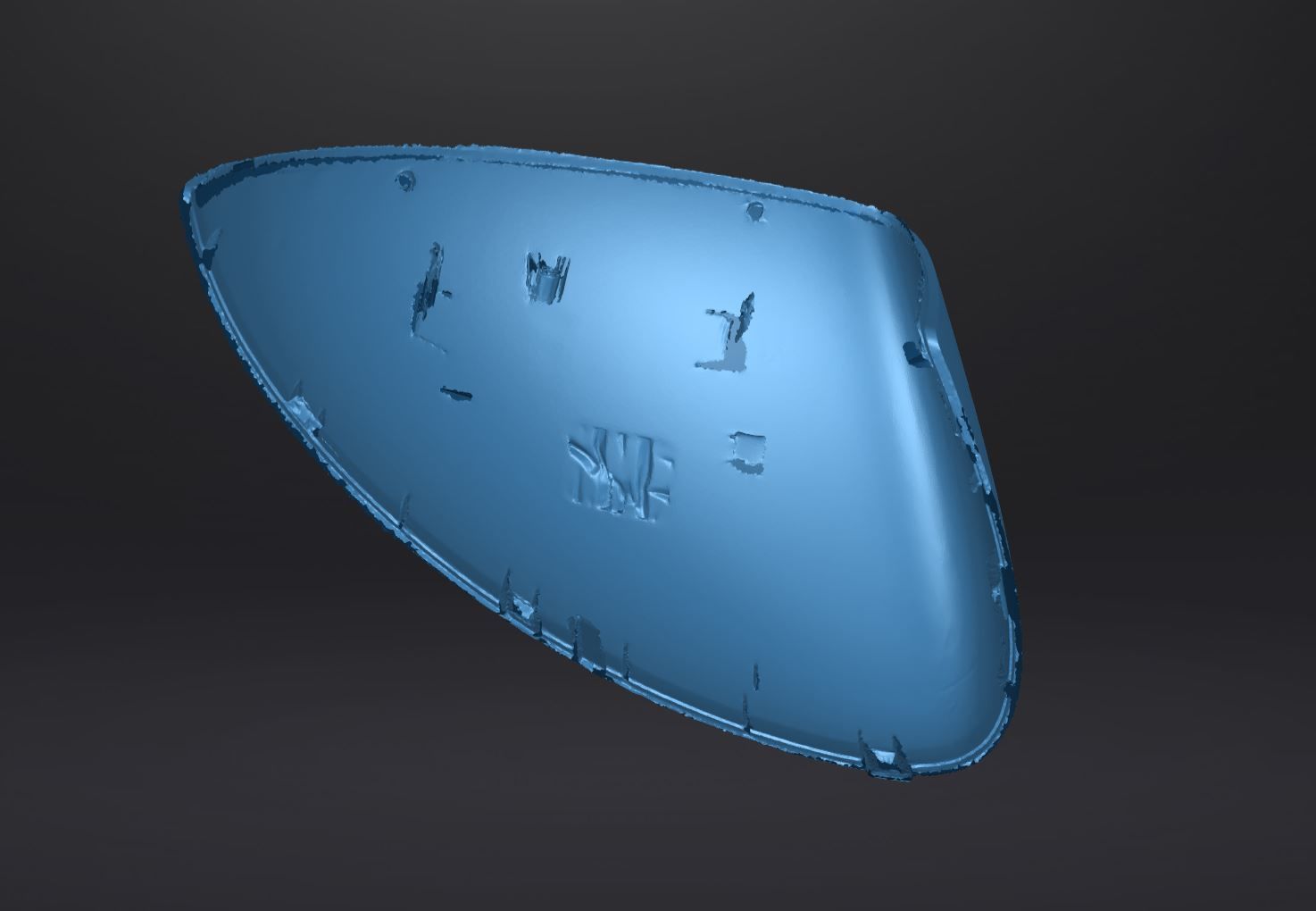 3D Scan Original Porsche Cayenne 958 92a Mirror Cap  3D model_1