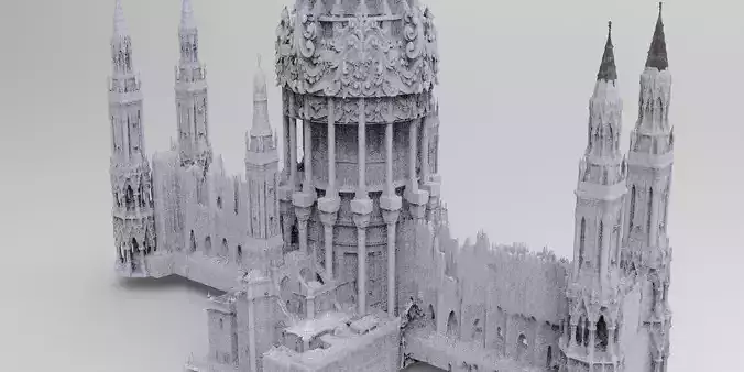 Baroque Fantasy London bridges extended 3D model