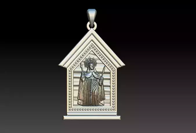 Santa Rita House 3D print model
