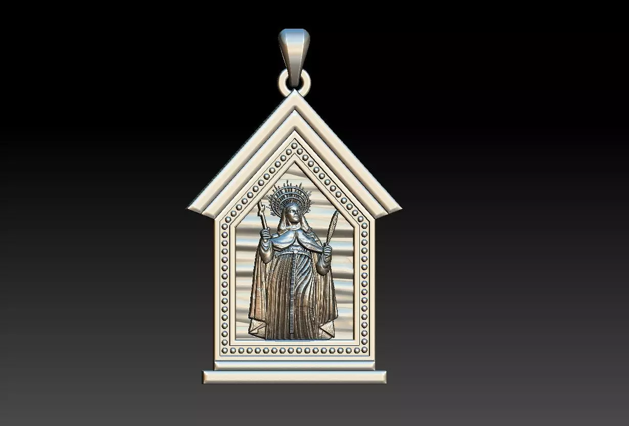 Santa Rita House 3D print model