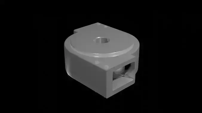 Industrial Part Casing 3D model