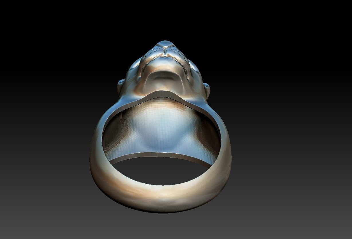 Pantera Ring  3D print model_12