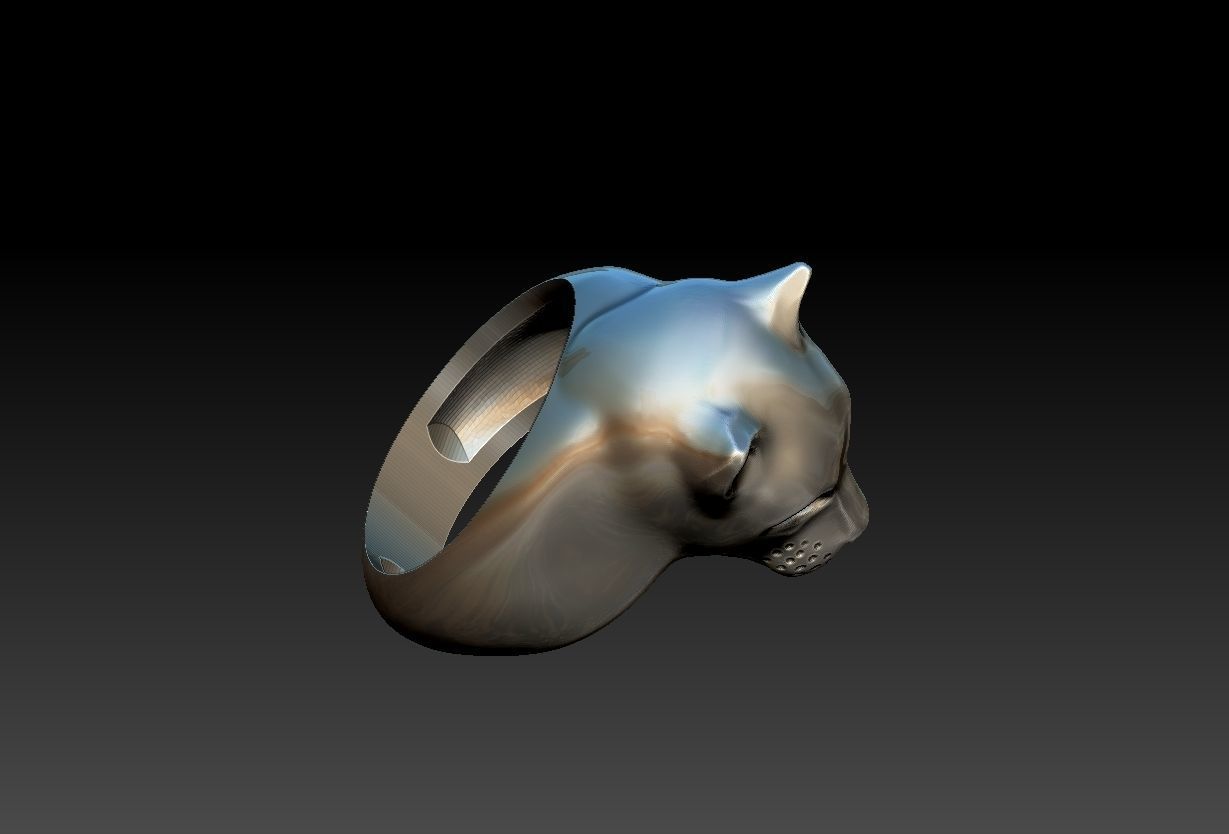 Pantera Ring  3D print model_14
