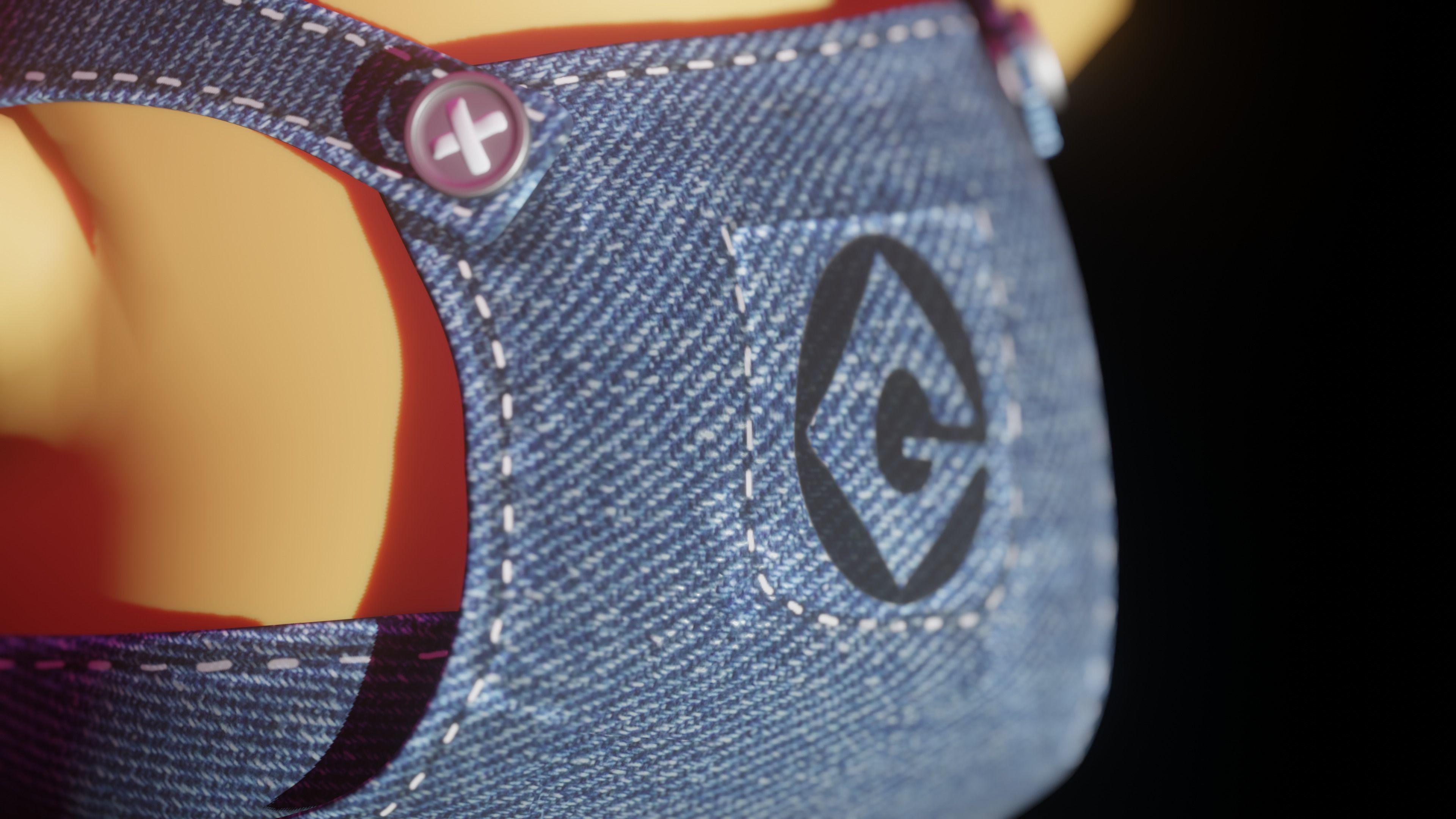 Kevin Minion rigged and textured 3D model_3