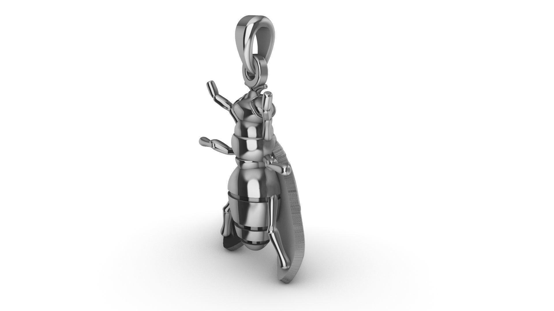 Fly Pendant 3D print model_4