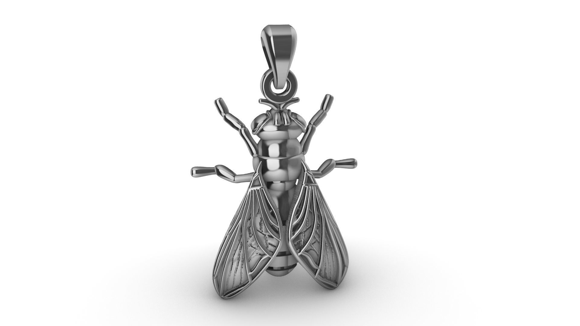 Fly Pendant 3D print model_1