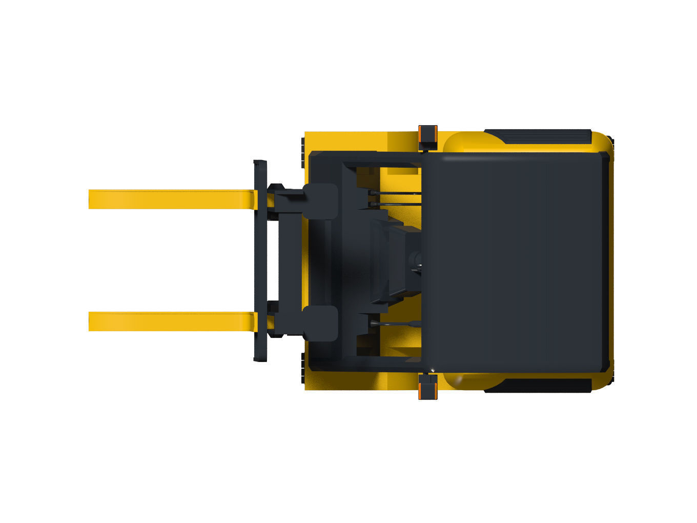 forklift truck 3D model_6