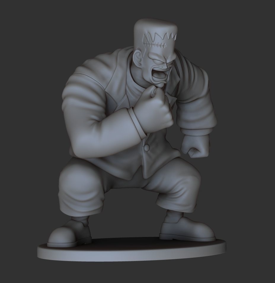 Android 8 Eighter STL 3D print model_5