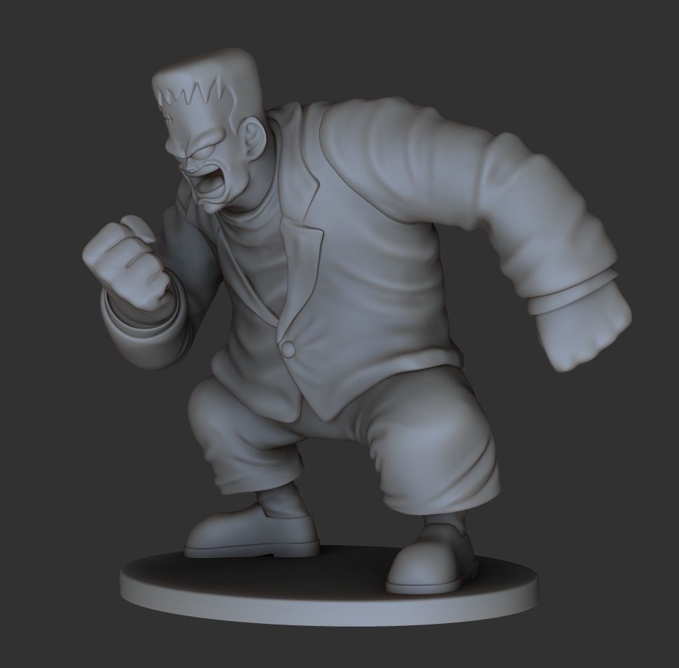 Android 8 Eighter STL 3D print model_4