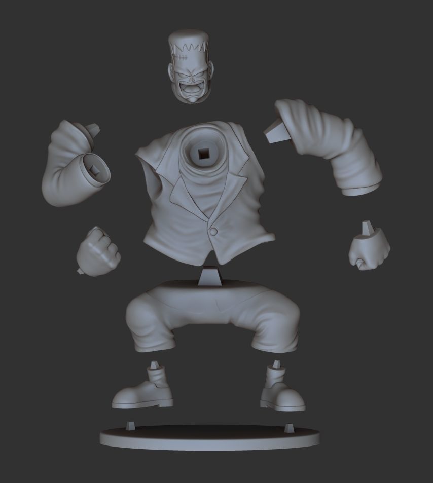 Android 8 Eighter STL 3D print model_2