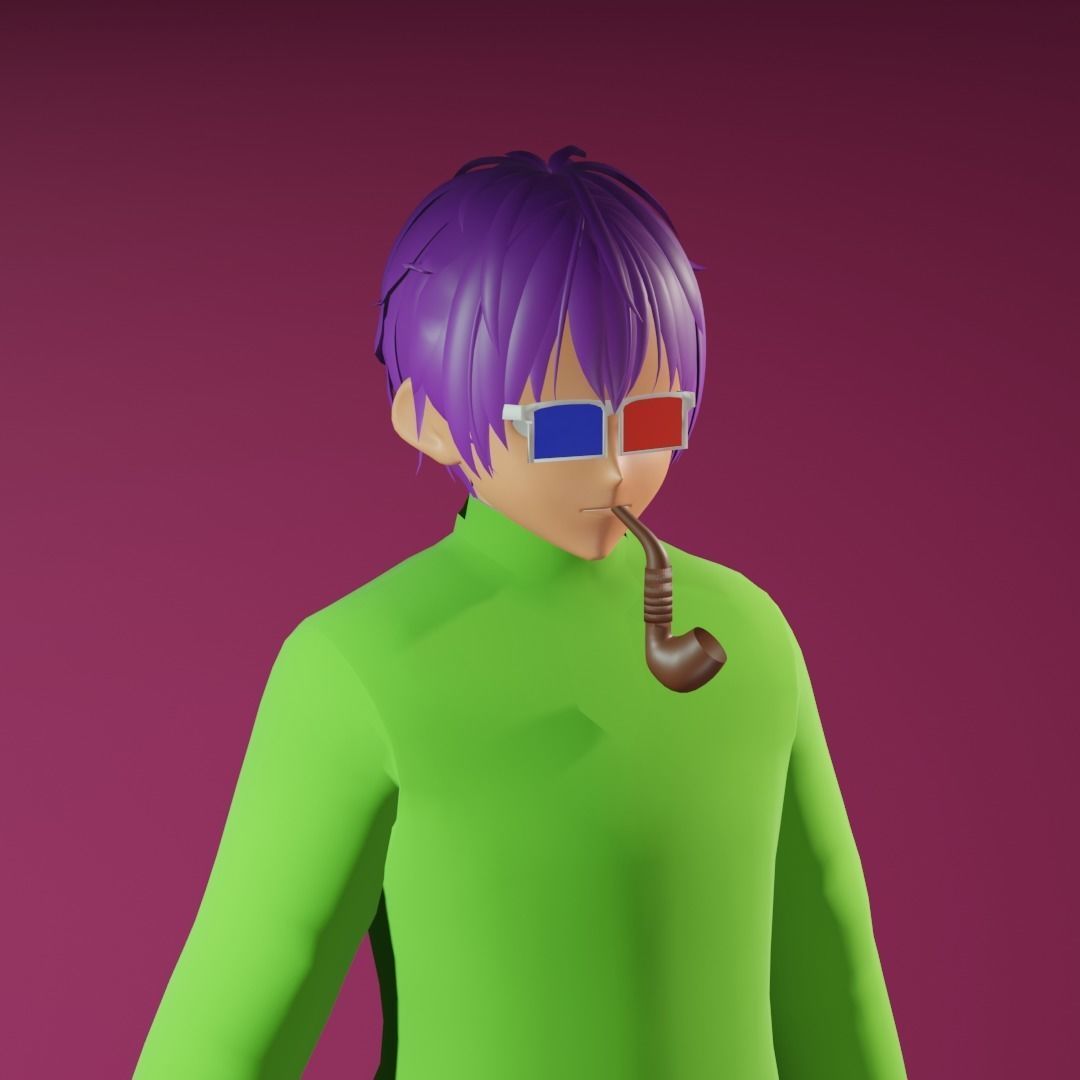 3d NFT Characters - Series LXXXI Low-poly 3D model_3