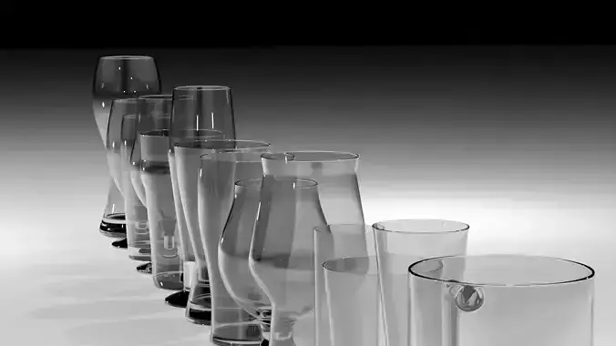 Various Beer Glasses