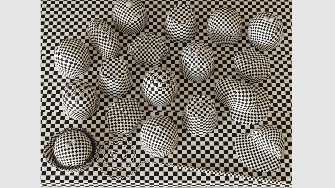 Chocolate Set assortment of chocolates on wooden tray 3D model_3