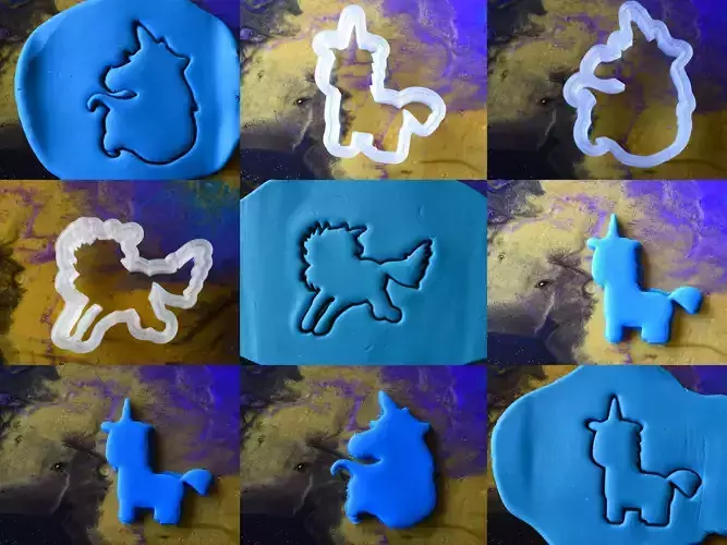 Cookie Cutters -Unicorn 4-5-6 Mix