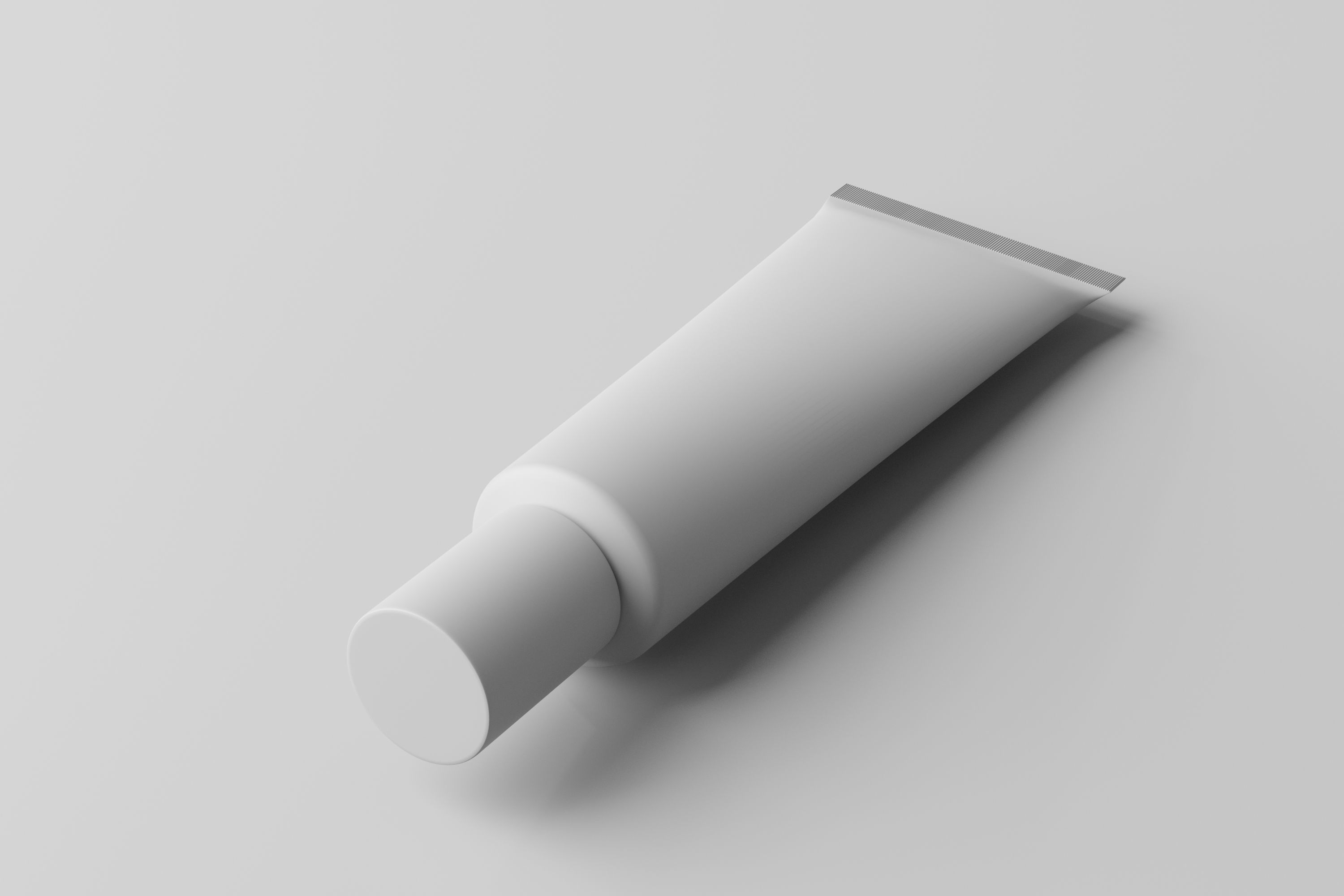 Cream Tube 3D model_3