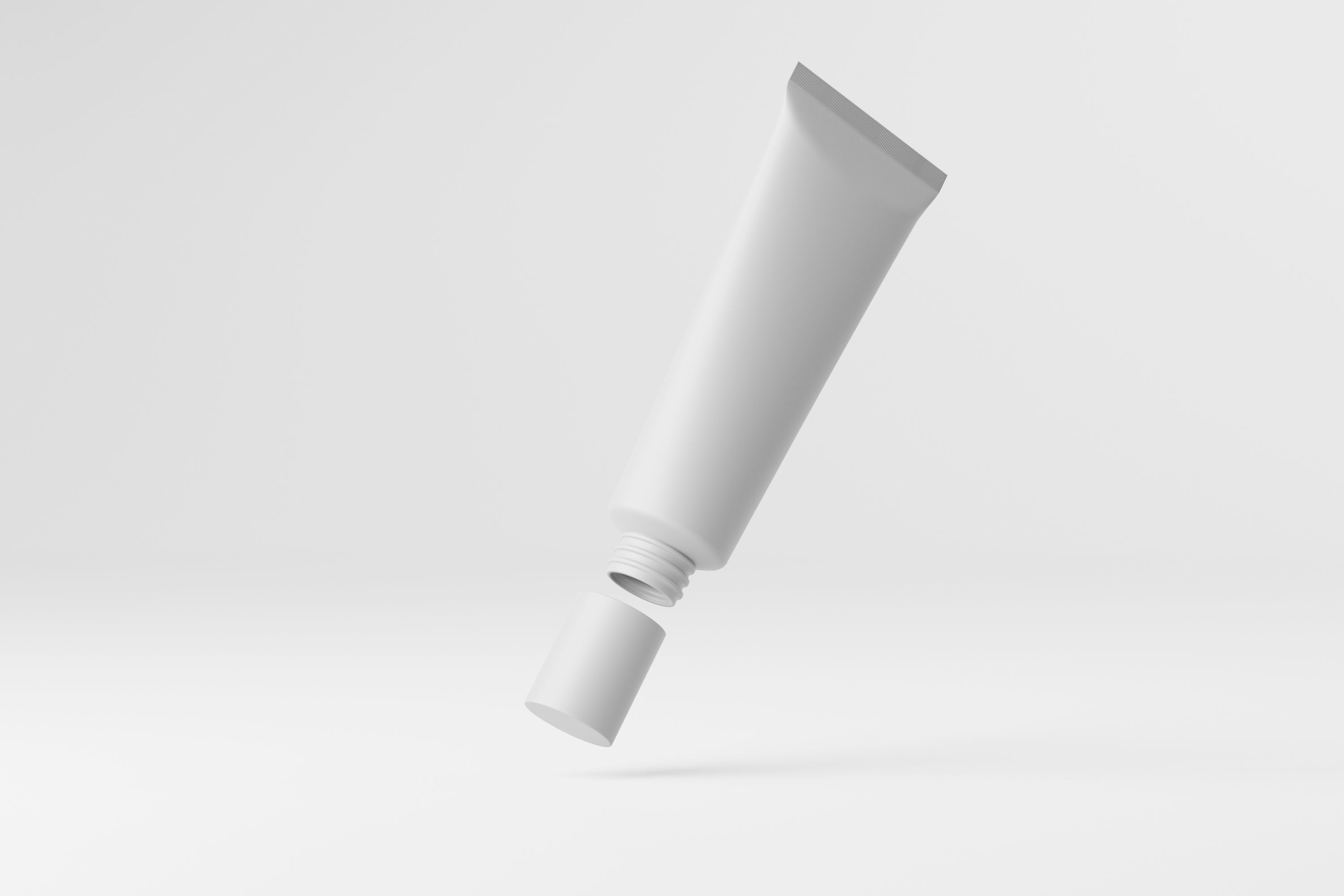 Cream Tube 3D model_1