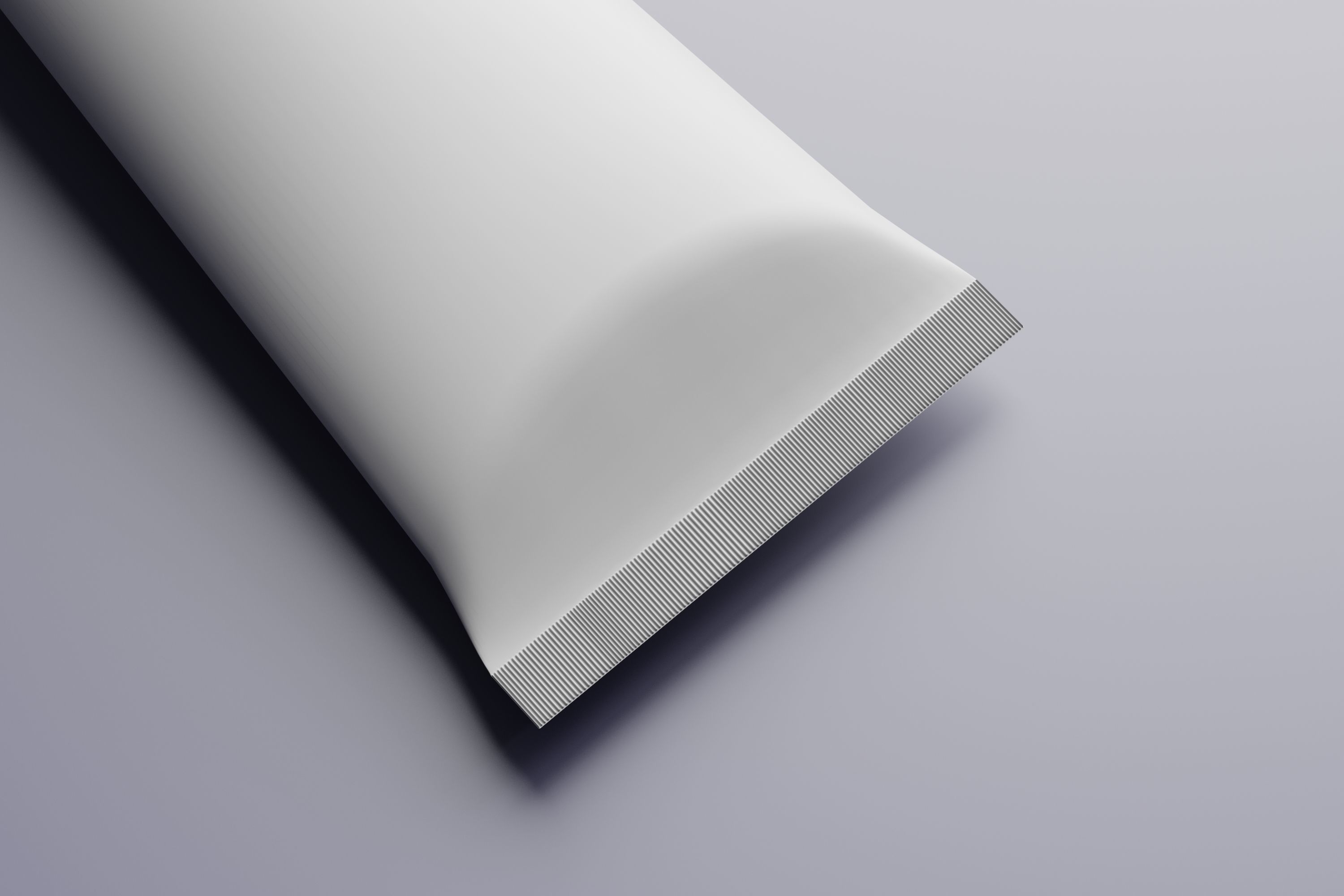 Cream Tube Low-poly 3D model_6