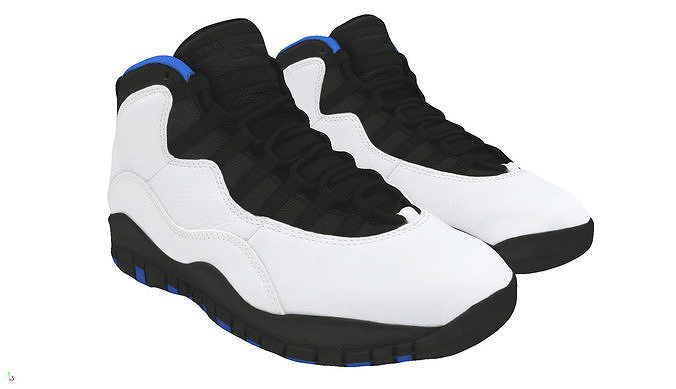 Nike Air Jordan 10 3D model