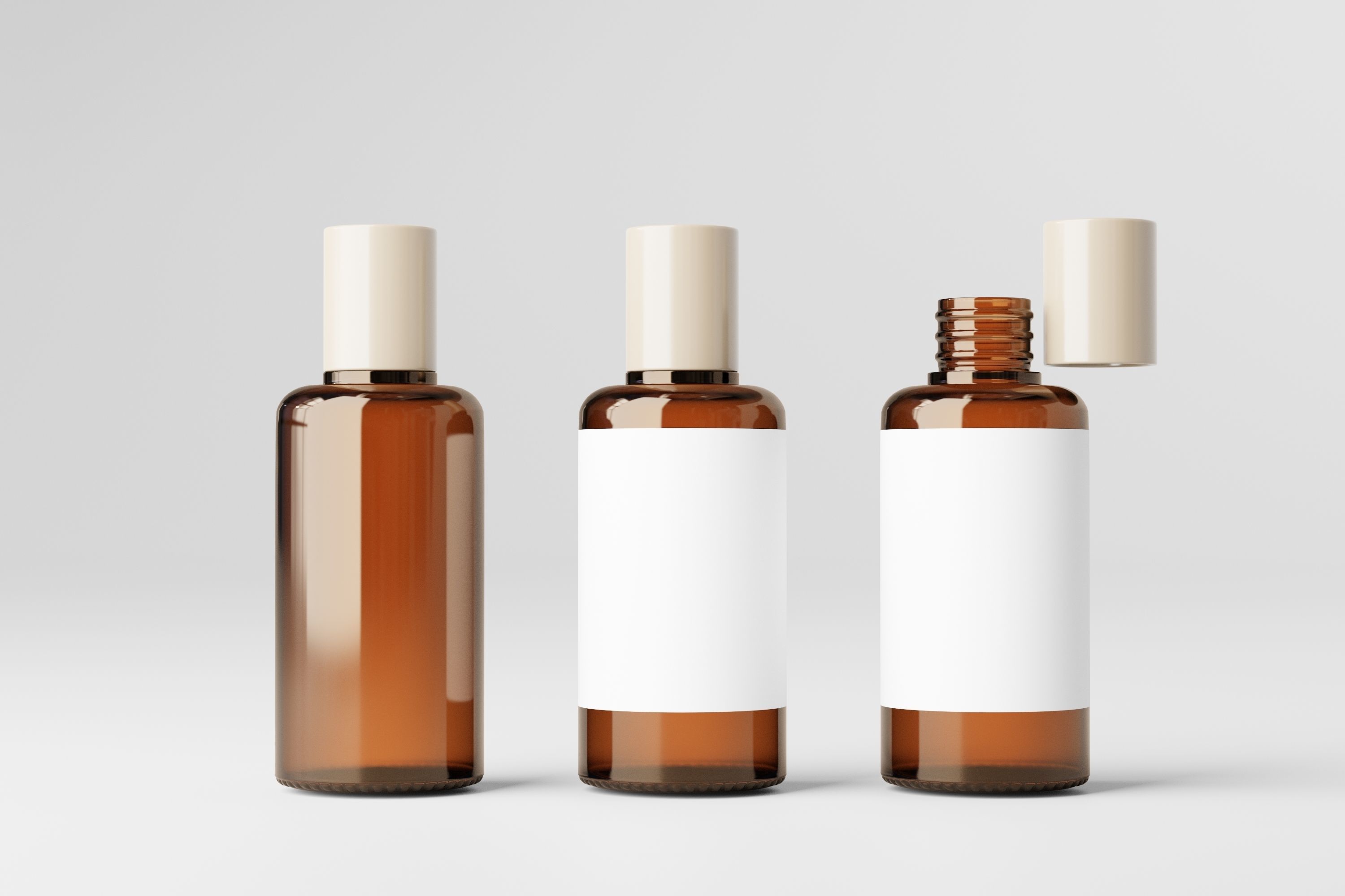 Cosmetic Bottle 3D model_6