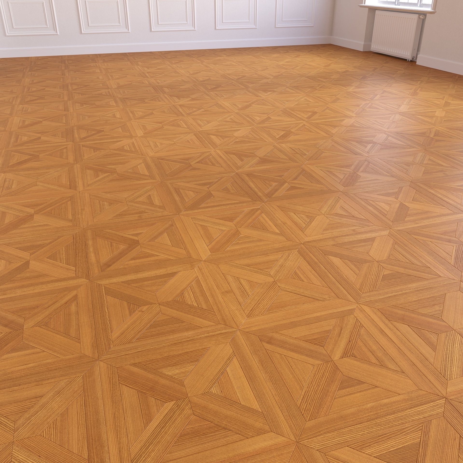 Parquet - Laminate - Wooden floor 4 in 1 3D model_20