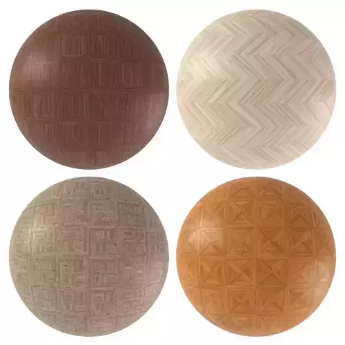 Parquet - Laminate - Wooden floor 4 in 1