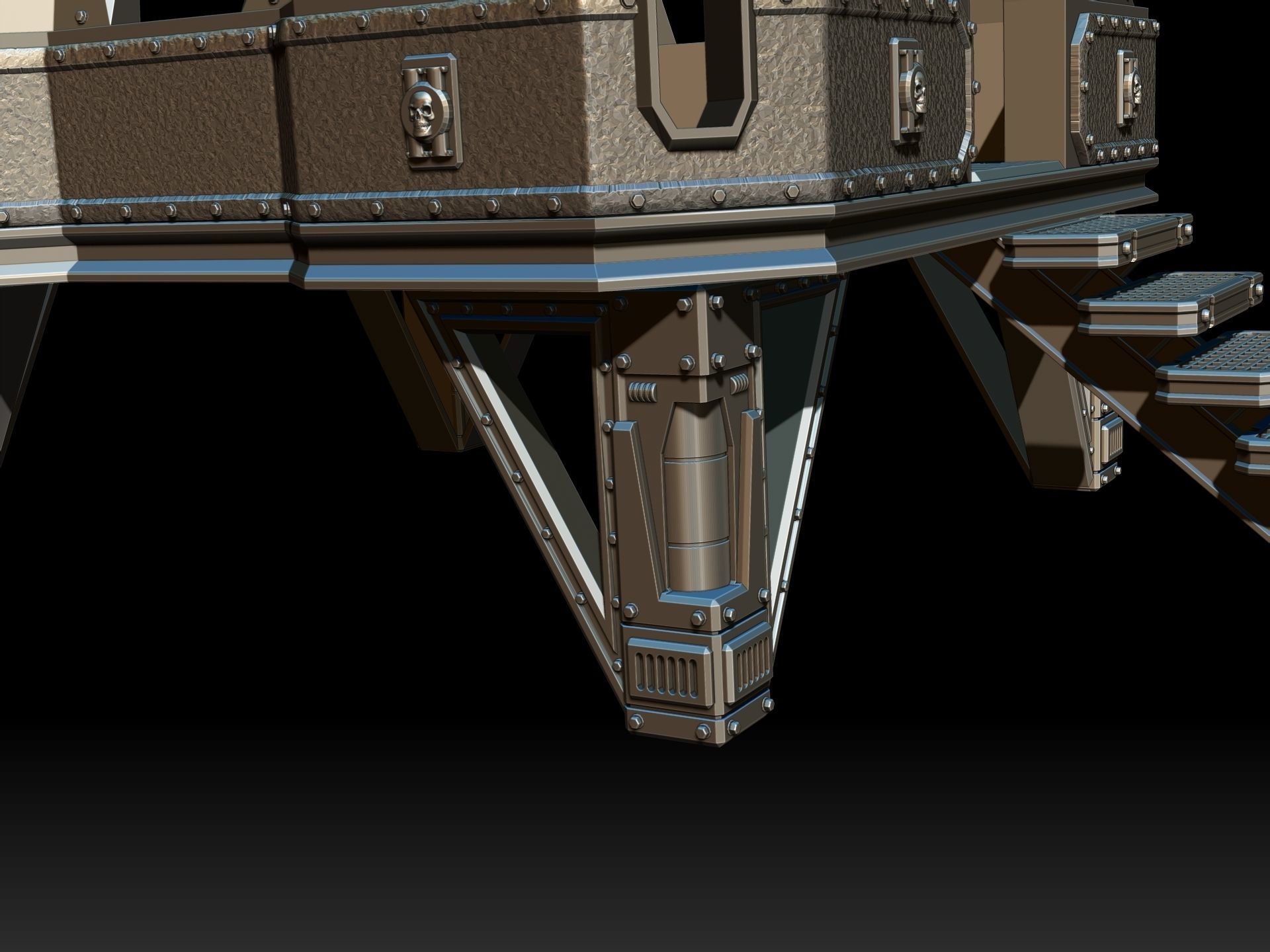 PLATFORM 1 - 3D PRINTABLE MODEL 3D 3D print model_10