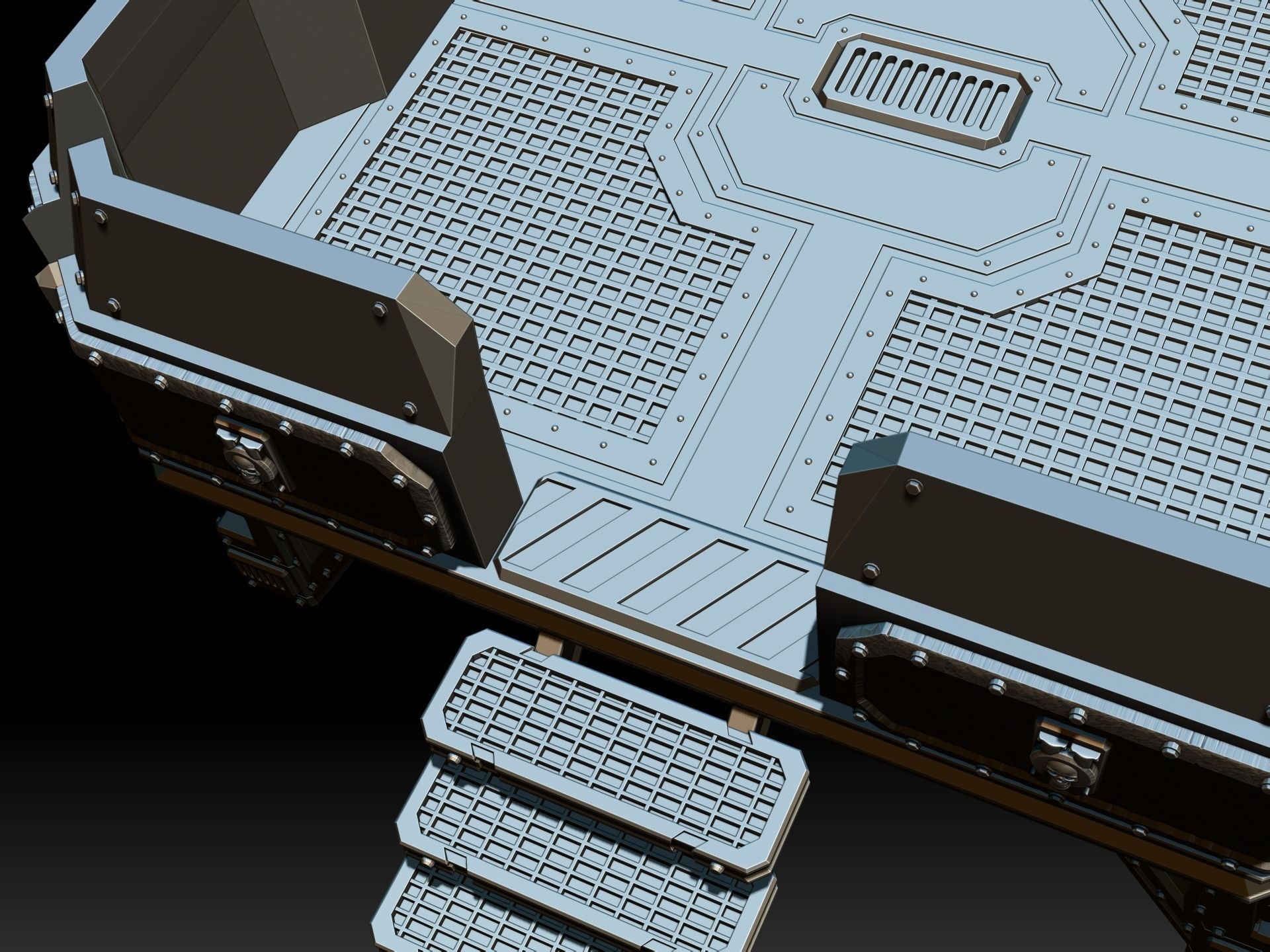 PLATFORM 1 - 3D PRINTABLE MODEL 3D 3D print model_9