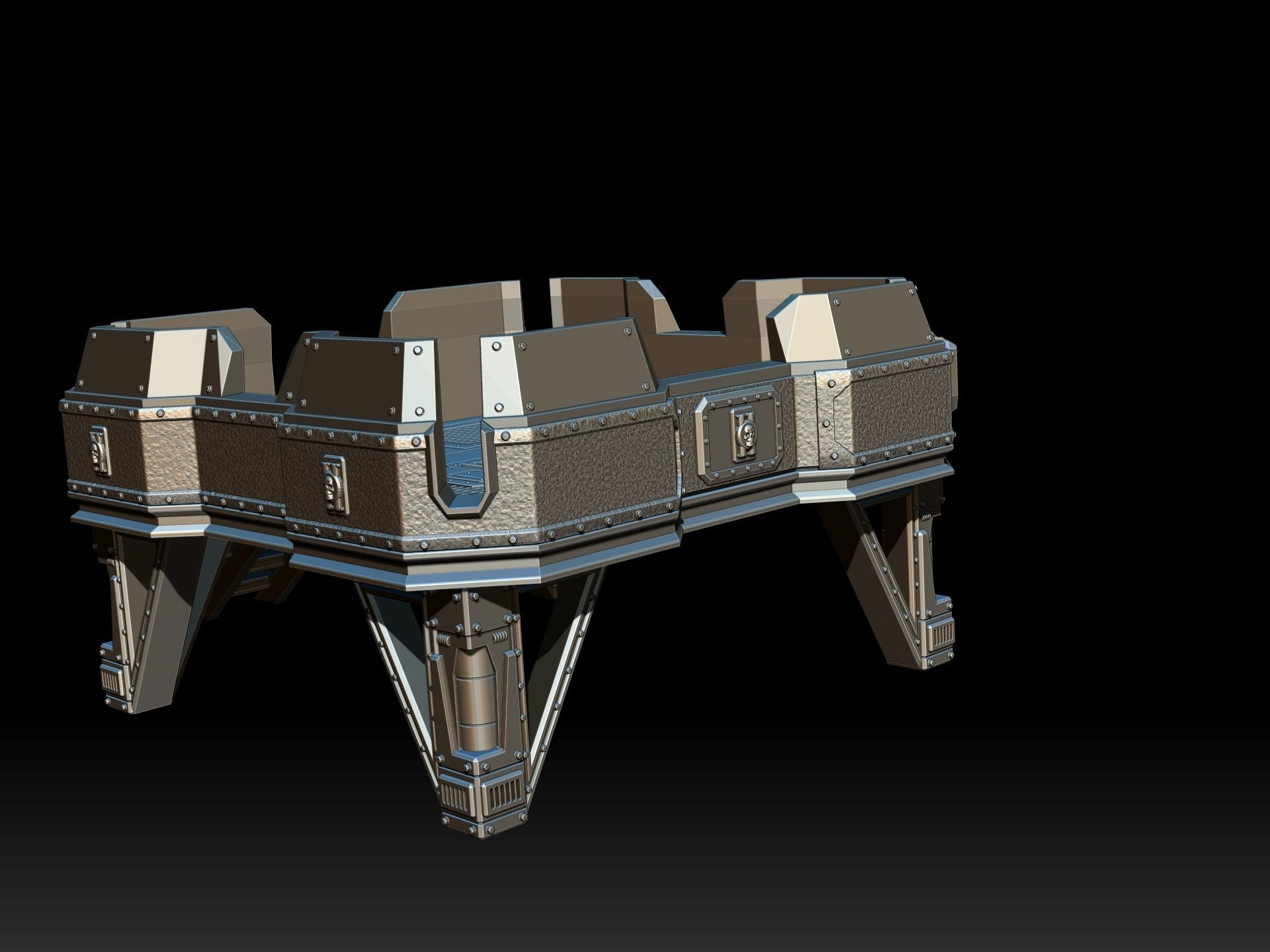 PLATFORM 1 - 3D PRINTABLE MODEL 3D 3D print model_7