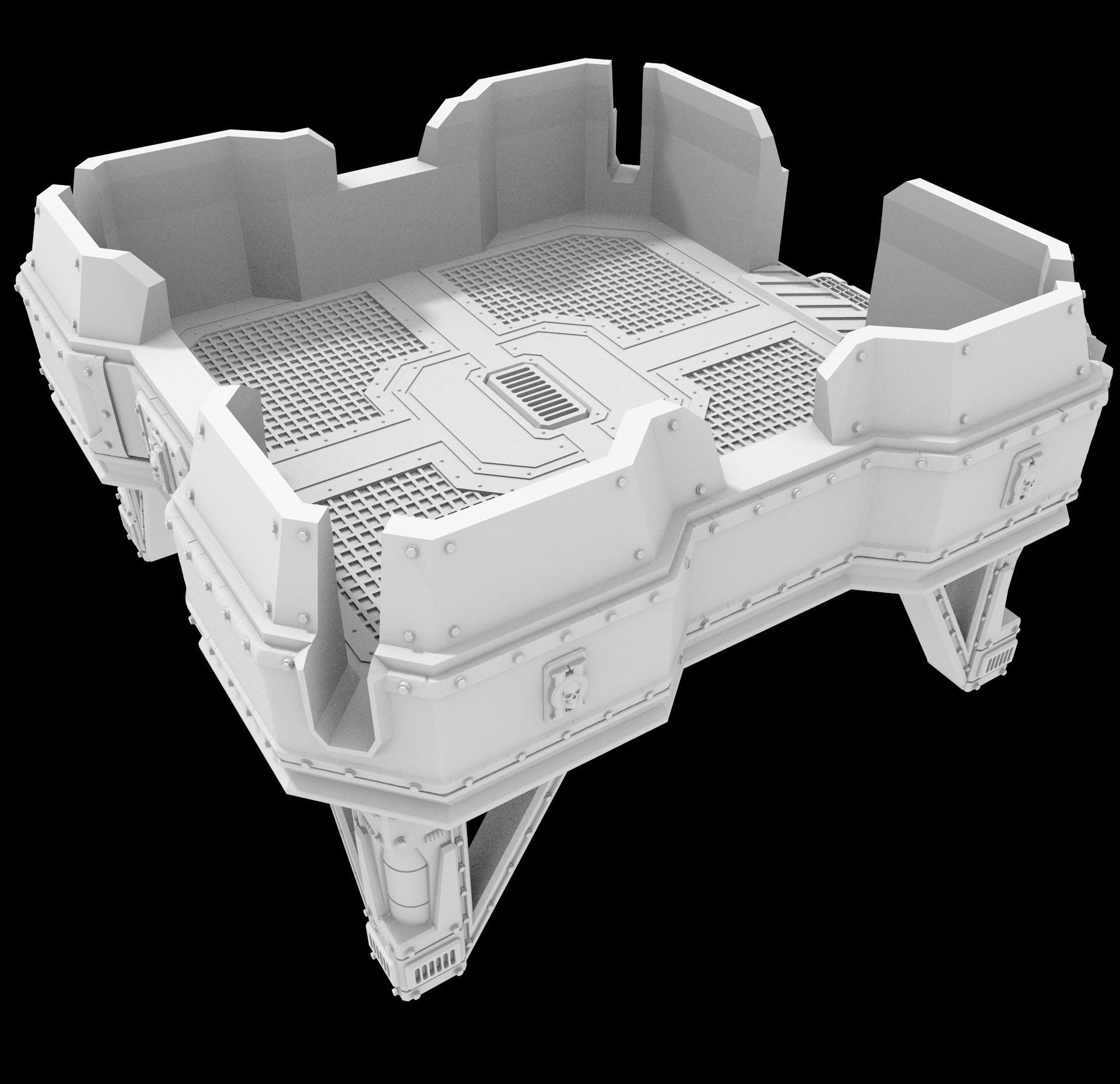 PLATFORM 1 - 3D PRINTABLE MODEL 3D 3D print model_17