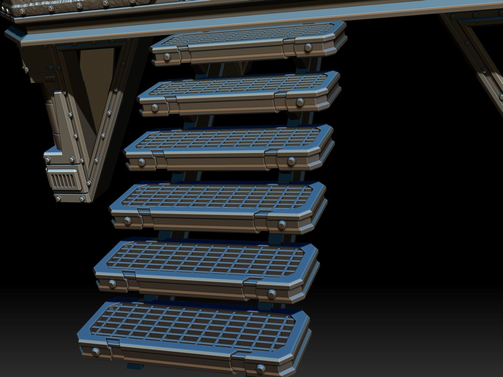 PLATFORM 1 - 3D PRINTABLE MODEL 3D 3D print model_11