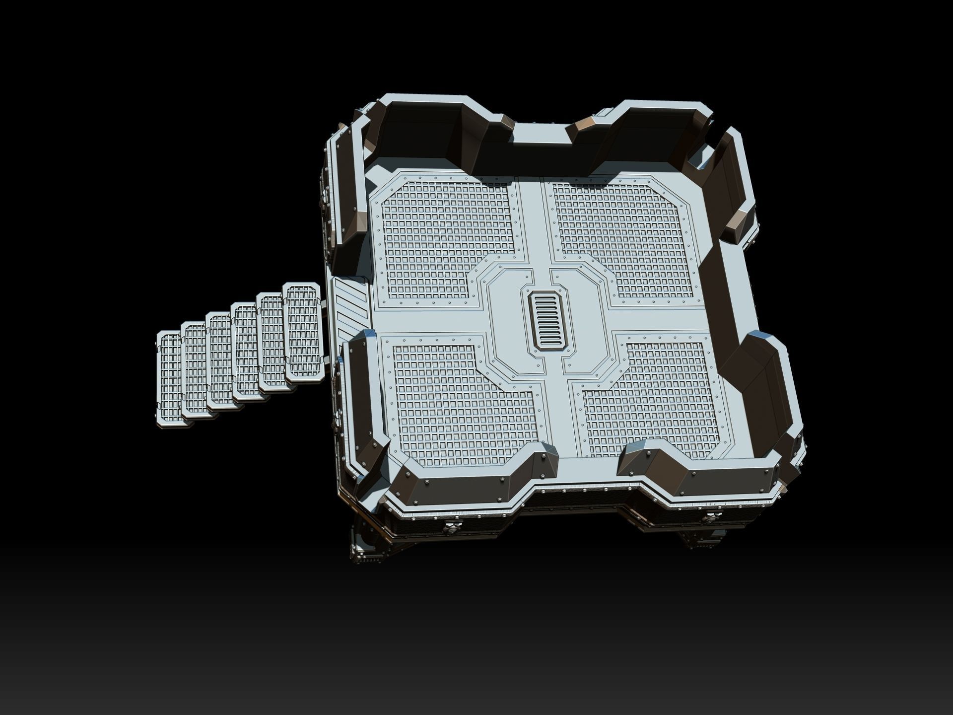 PLATFORM 1 - 3D PRINTABLE MODEL 3D 3D print model_4