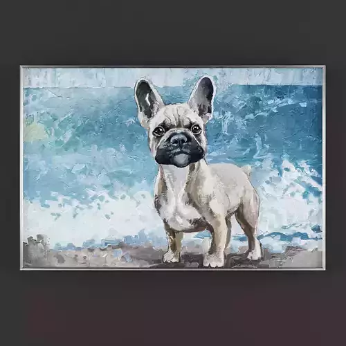 Pictures279 dachshund on beach