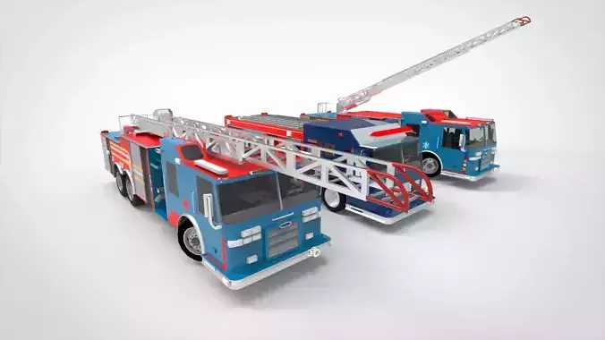 FIRE TRUCK 3D model