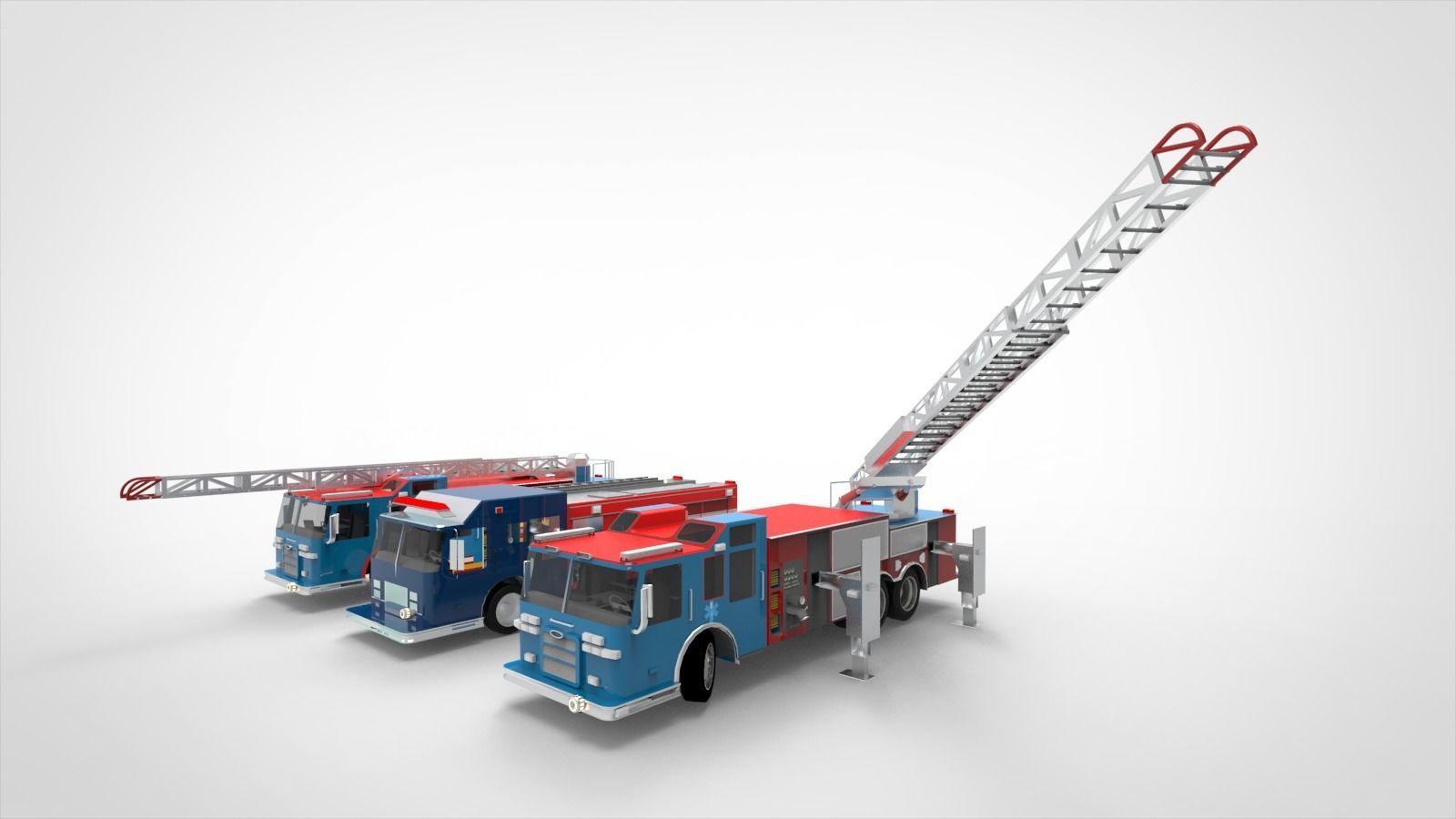 FIRE TRUCK 3D model_3