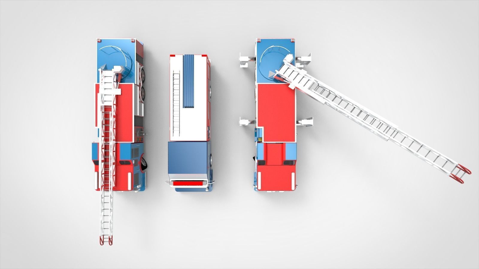 FIRE TRUCK 3D model_4