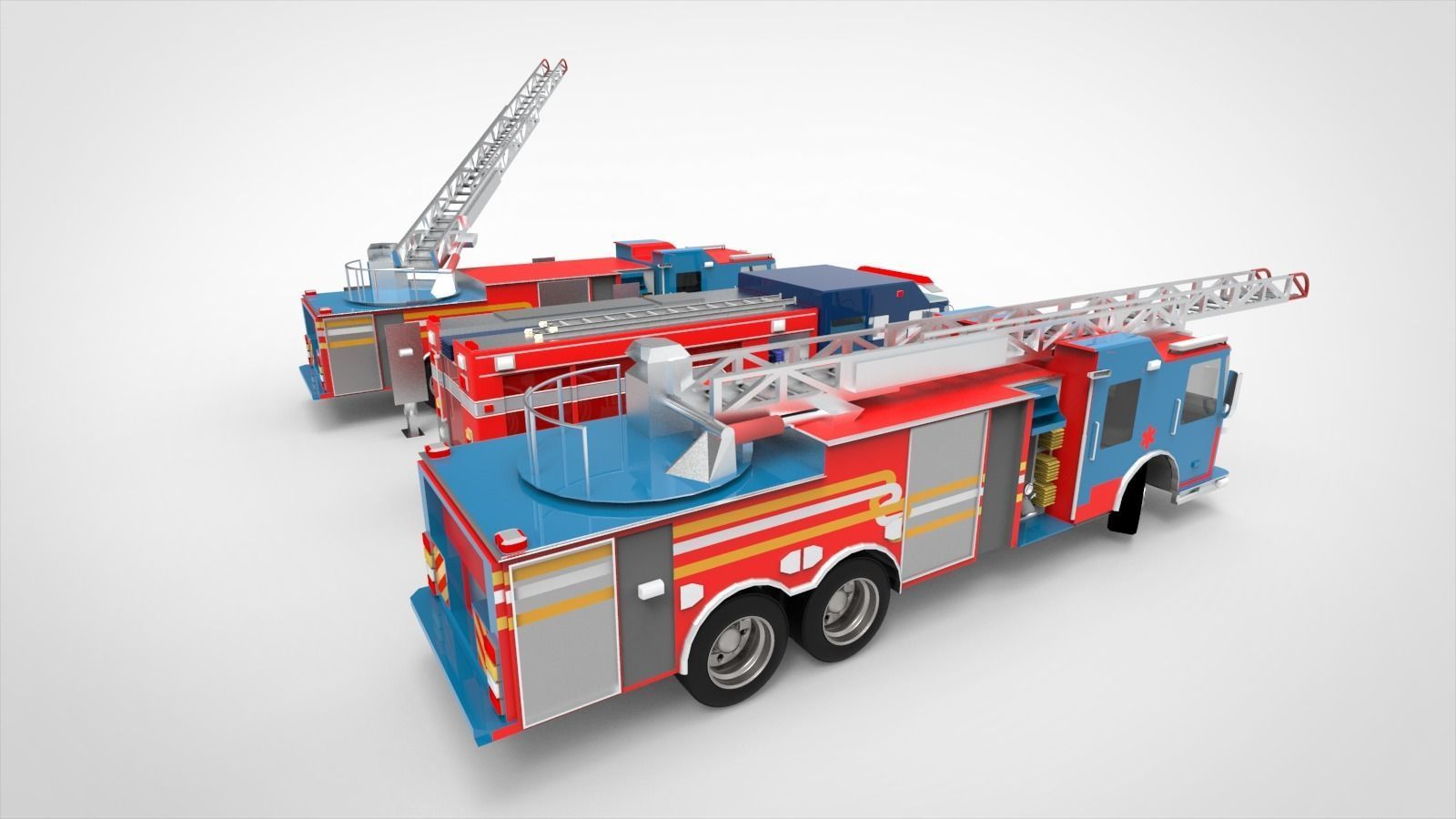FIRE TRUCK 3D model_2