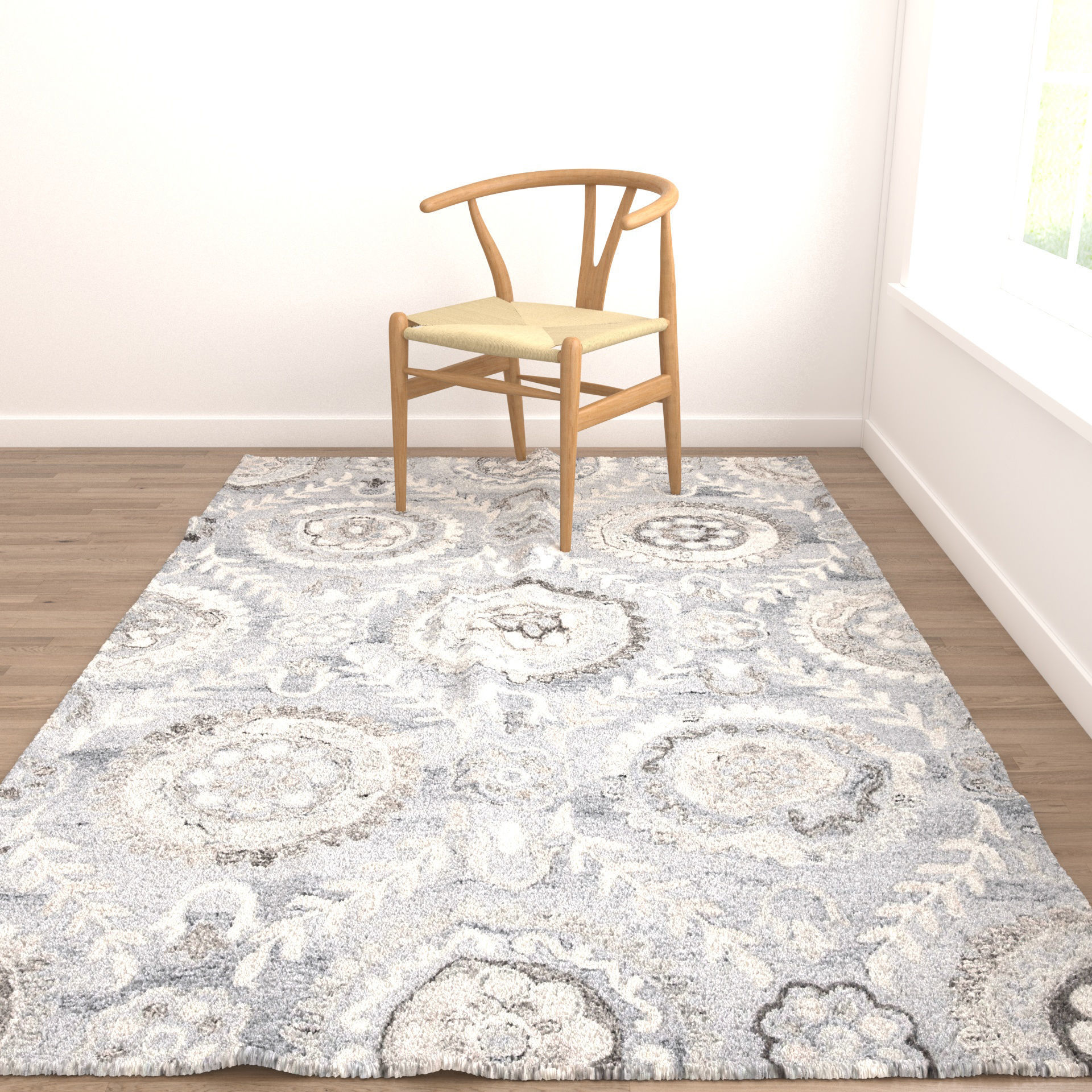 Rugs No 632 Low-poly 3D model_4
