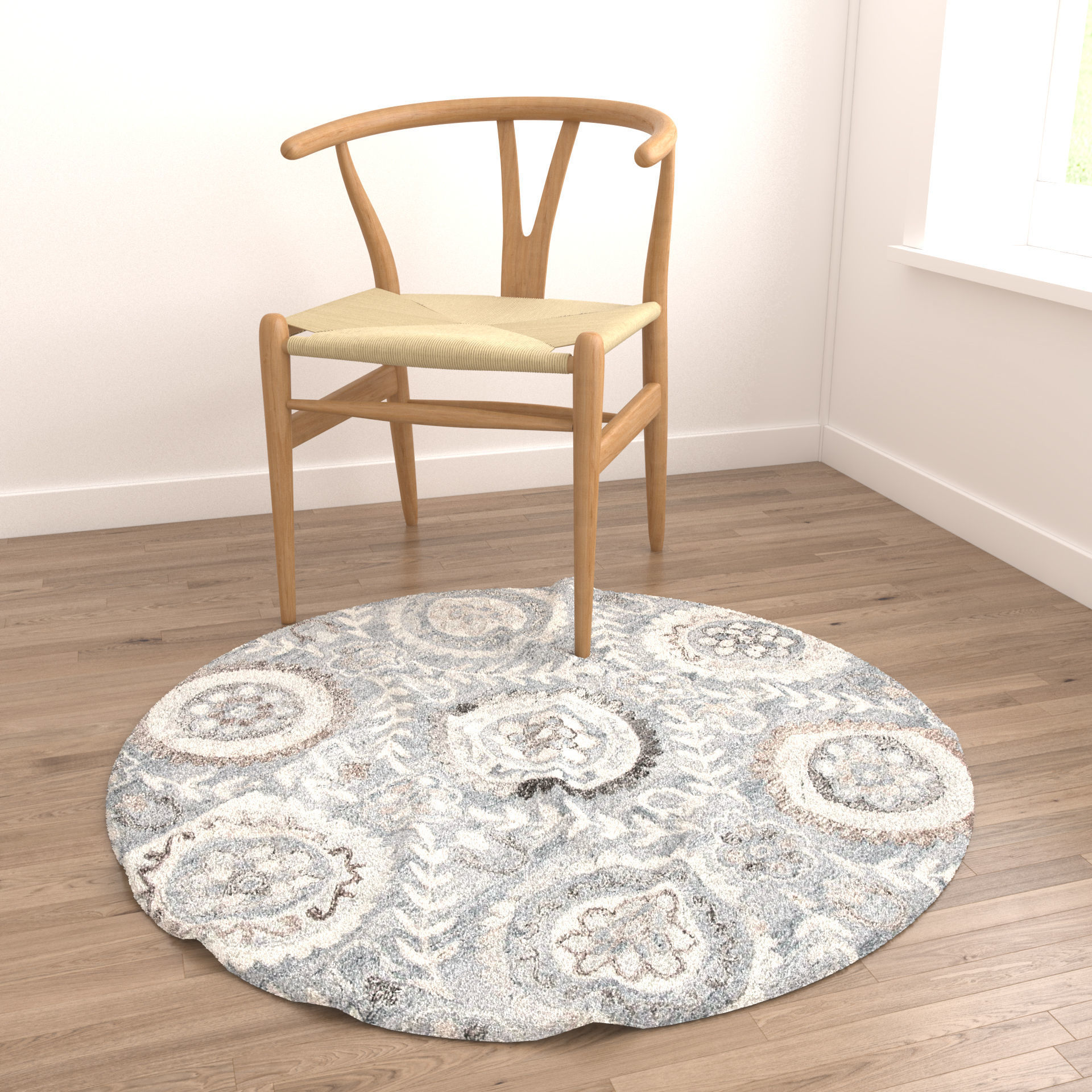 Rugs No 632 Low-poly 3D model_3