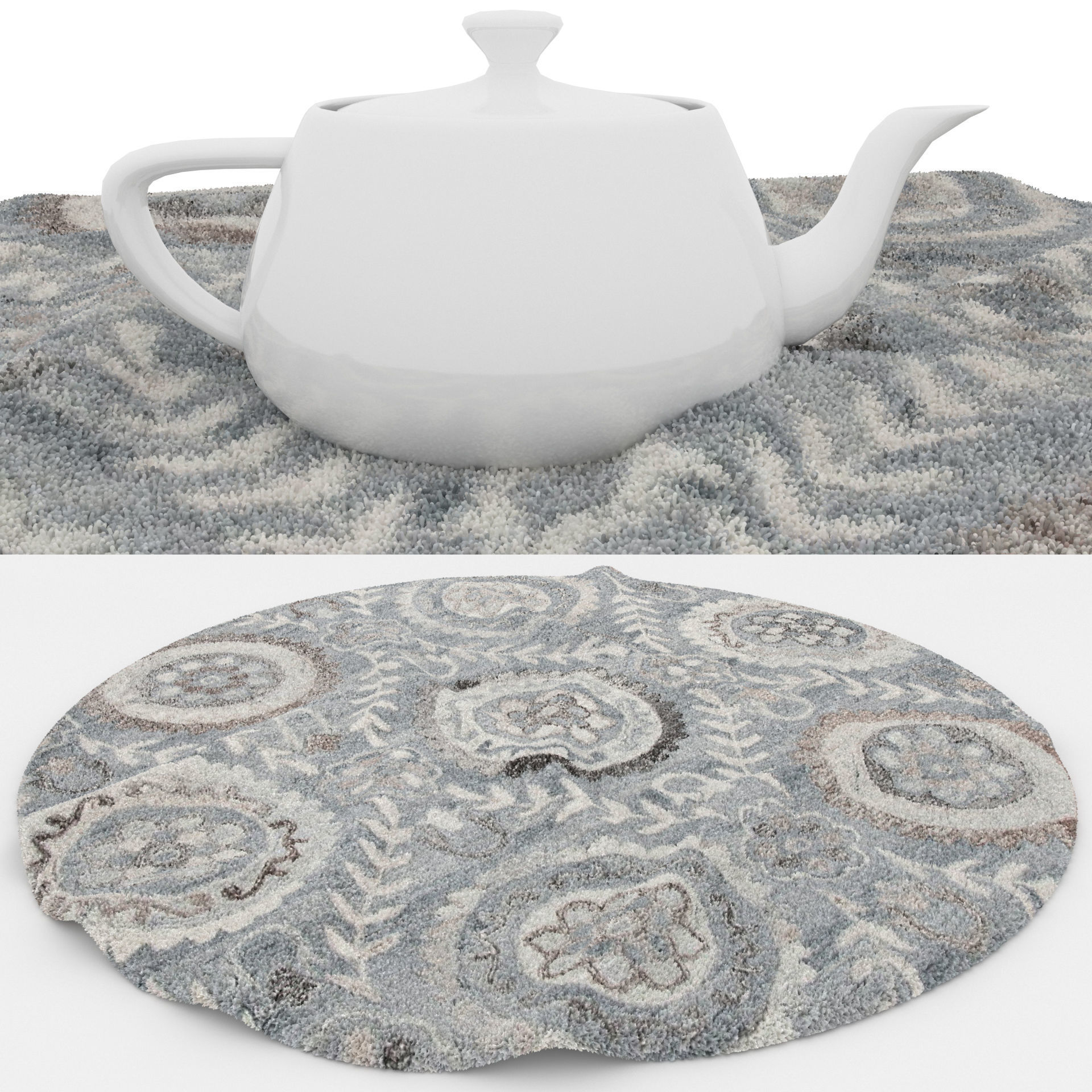 Rugs No 632 Low-poly 3D model_1