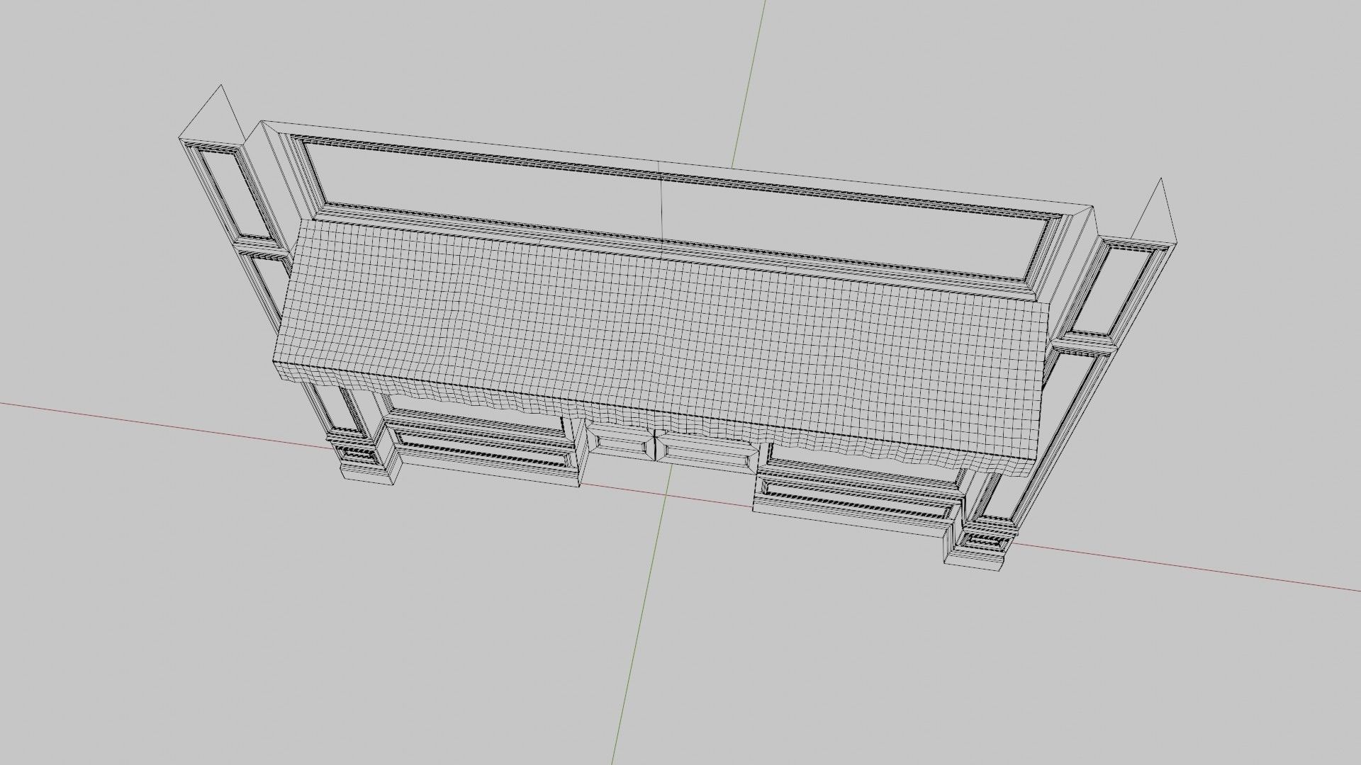 city shop front with 4k pbr textures Low-poly 3D model_16