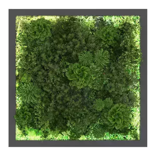 Vertical garden 166 Low-poly 3D model